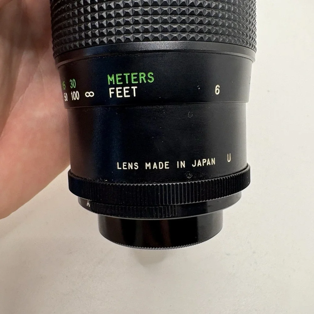Vintage Vivitar Auto 62-200mm Telephoto Lens Film Photography‎ Made In Japan