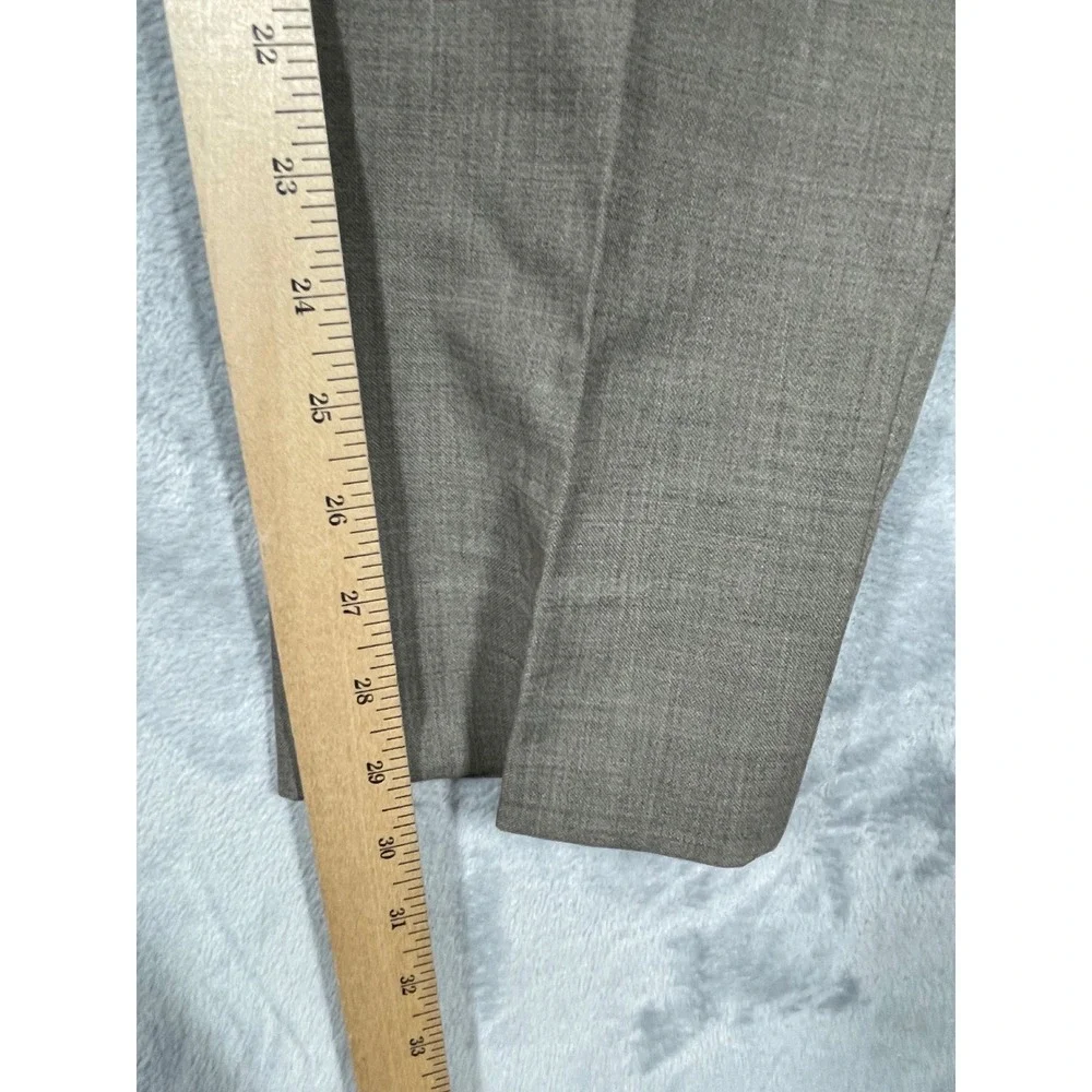 John Varvatos USA Mens 40x29 Bedford St-T Brown 100% Wool Dress Pants NWT $198