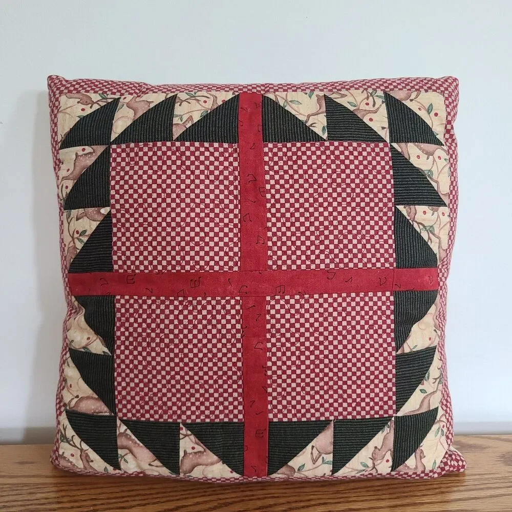 Vintage accent pillow