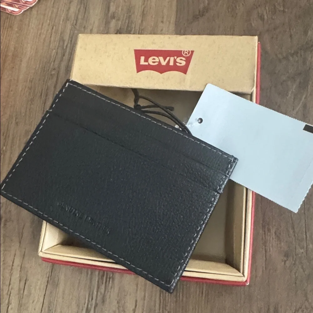 Levis slim leather