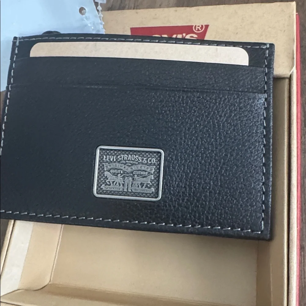 Levis slim leather