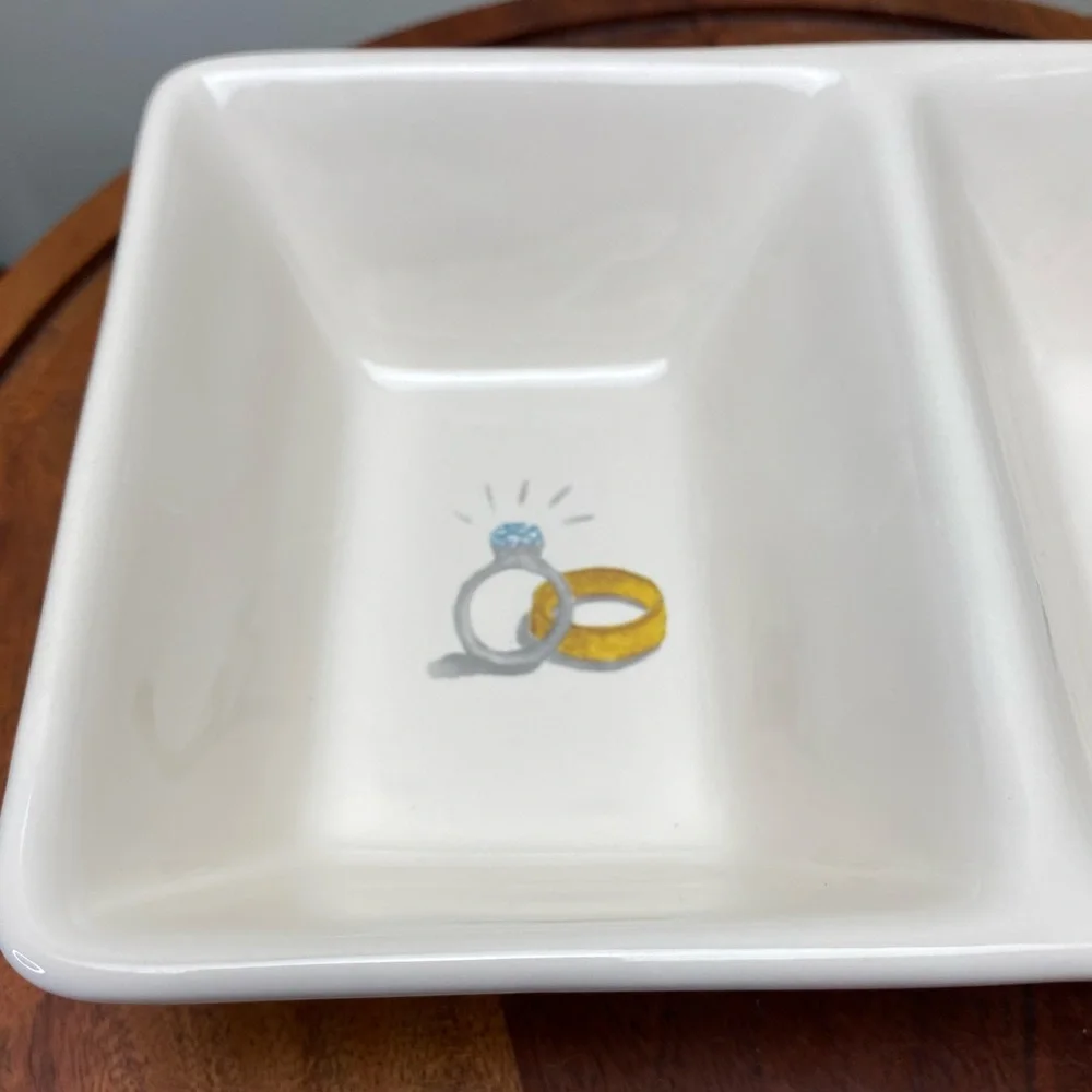 Rae Dunn FOREVER Wedding Ring Dish