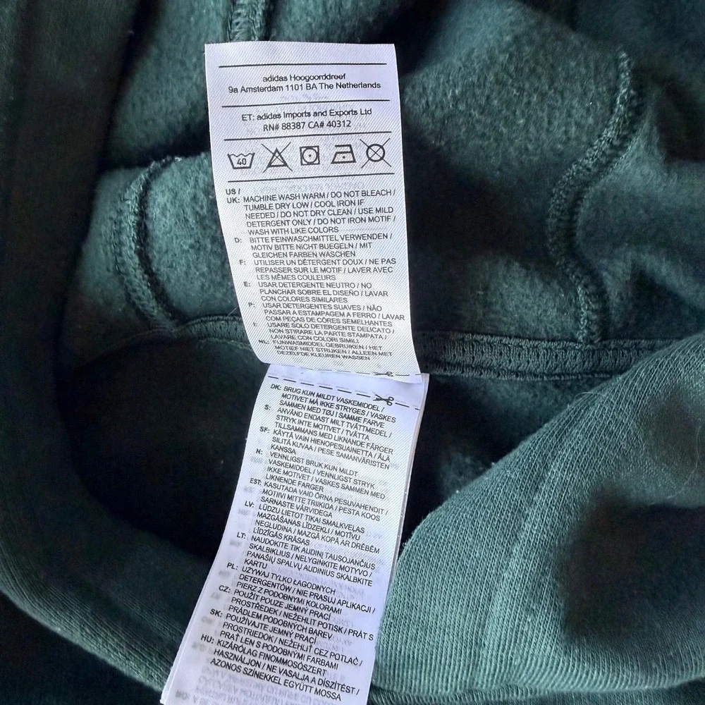 adidas mens zippered