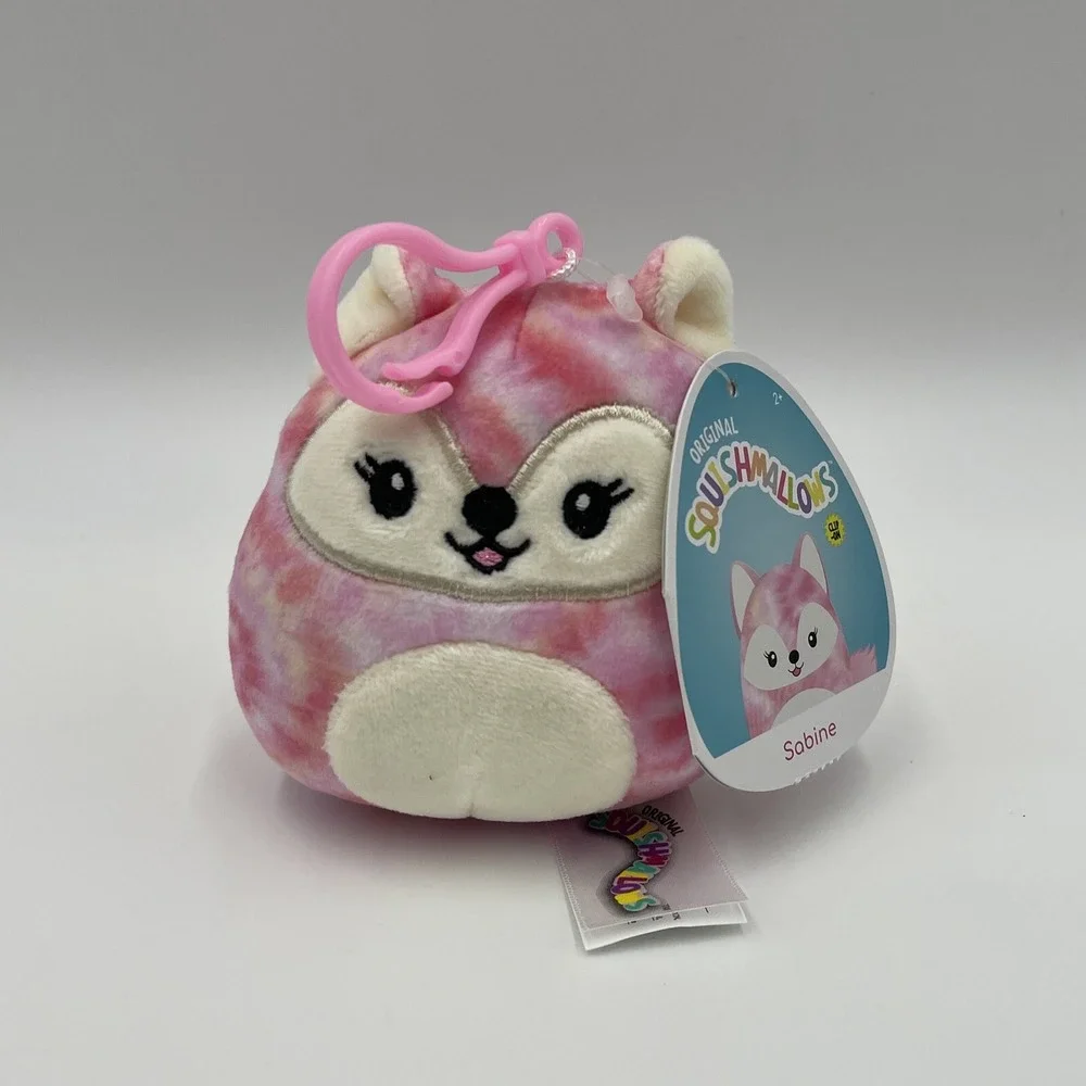 Squishmallows Clip-On‎ Sabine The Fox NWT Squishmallows #023