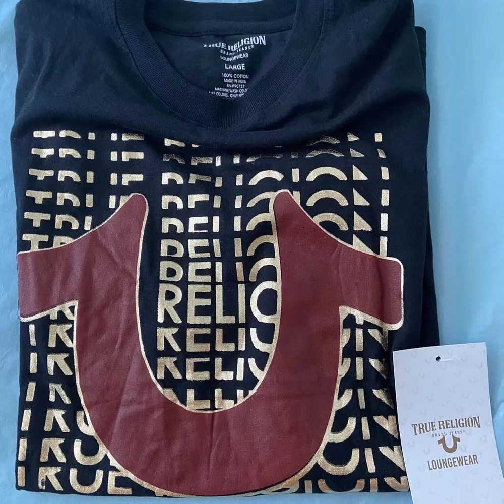 Men’s True Religion Loungewear Logo Graphic Tee Size Large