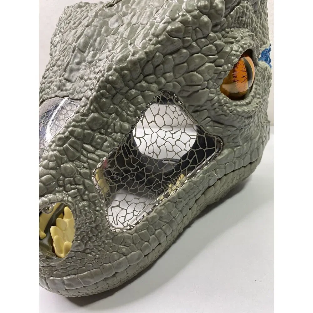 Jurassic World Dinosaur Mask Chomp N Roar‎ Helmet Velociraptor Blue Raptor 2017