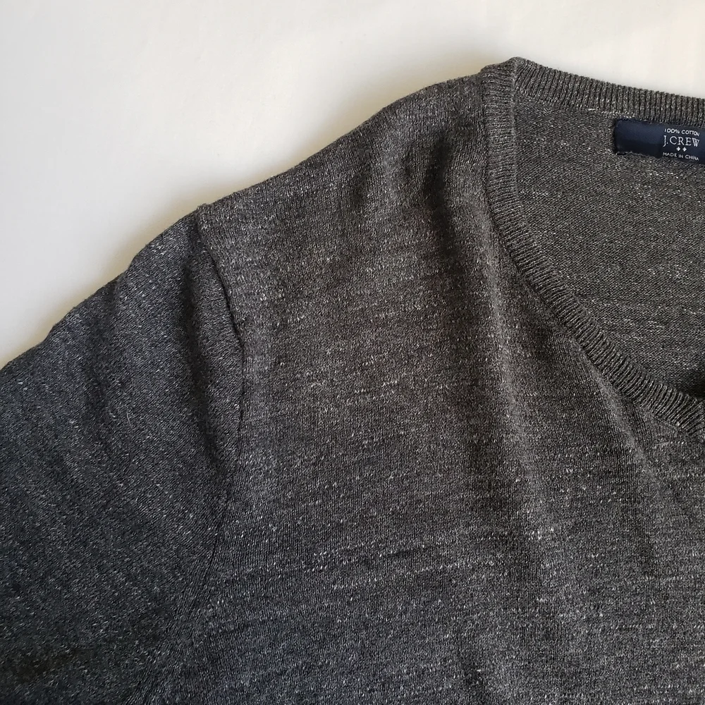 J. Crew neck cotton dark