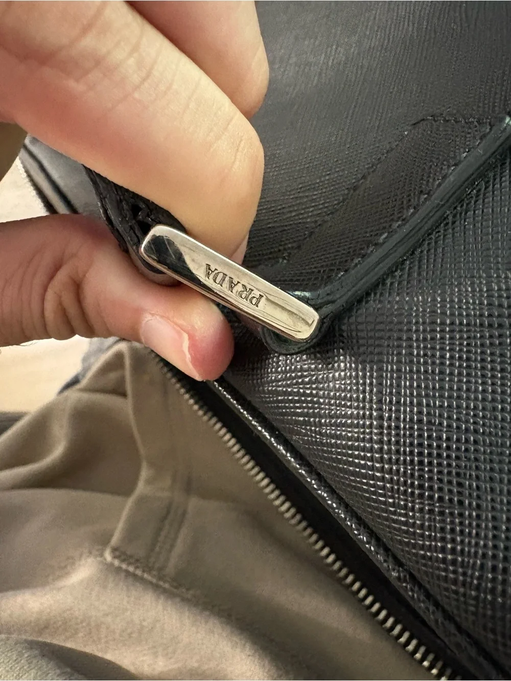 Prada sleek black
