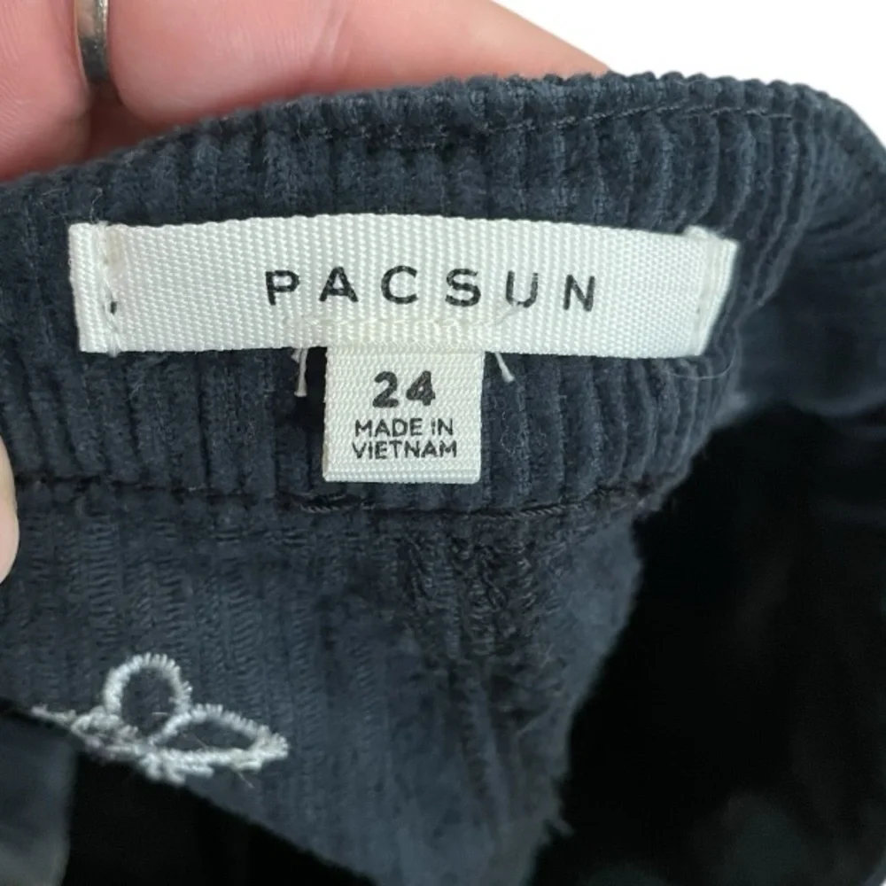 PacSun butterfly corduroy