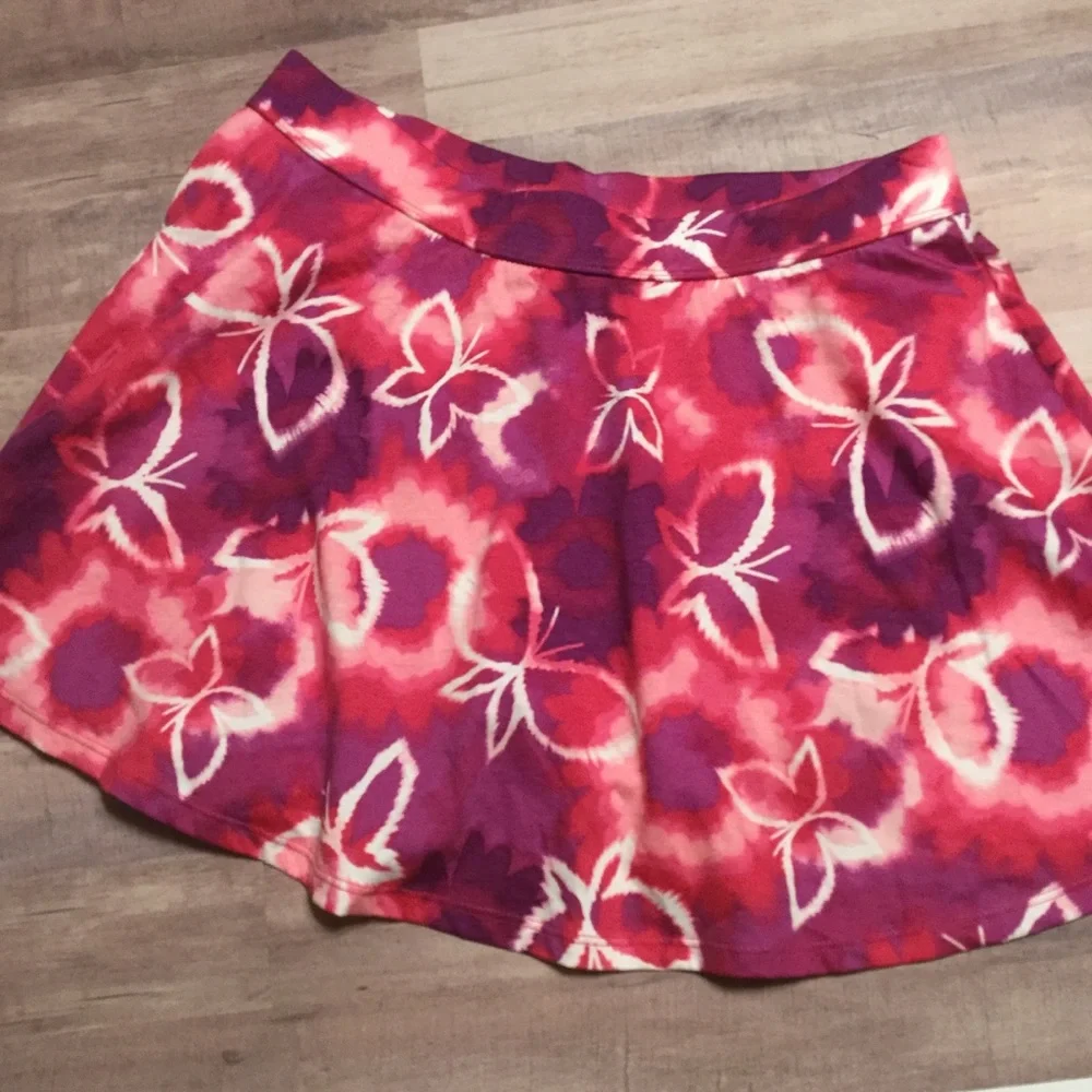 CHILDREN’S PLACE Girls sz X Large Skirt Short Butterflies Pinks White Purples