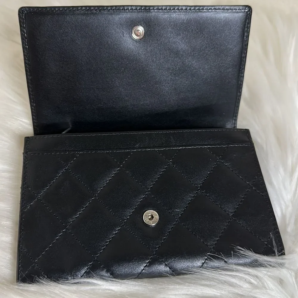 💯Authentic Chanel Cambon Bifokd Wallet🍀