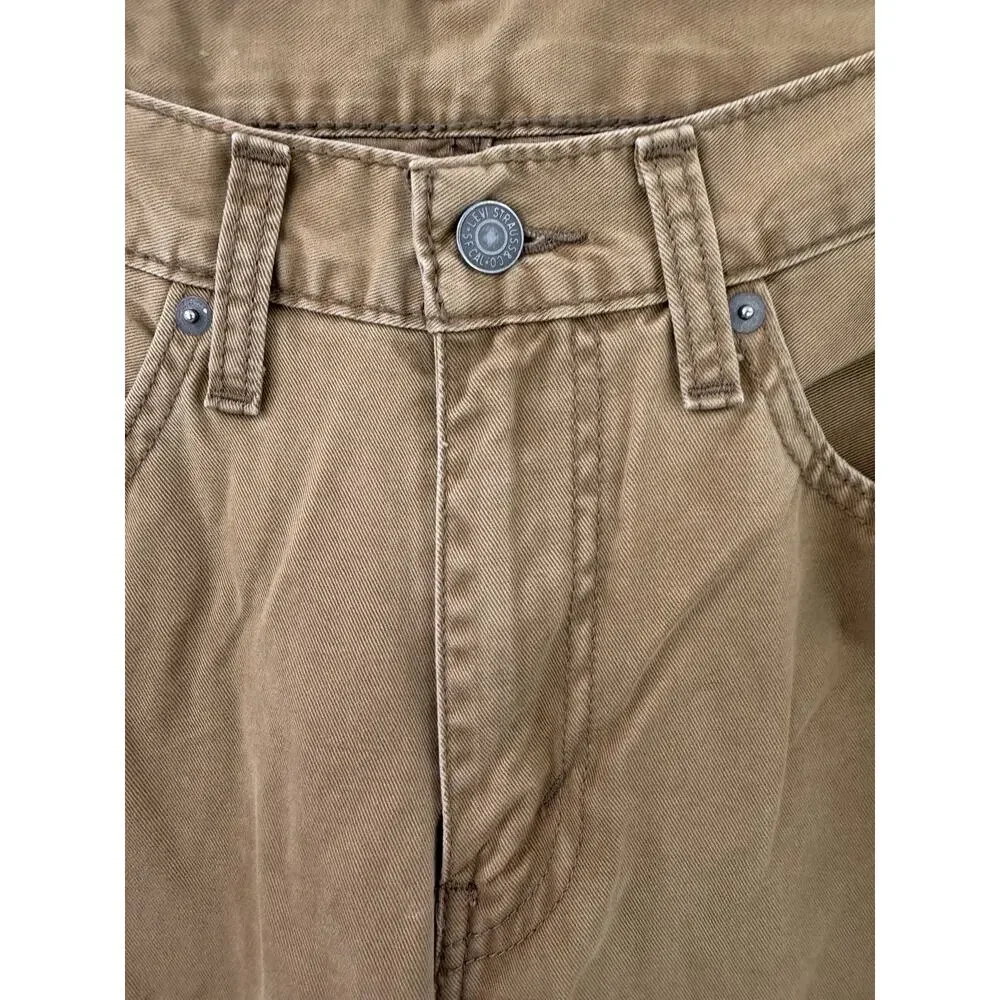 Levi’s Men’s 514 100% Cotton Jeans Pants Brown Size 32 X 34 Straight Leg