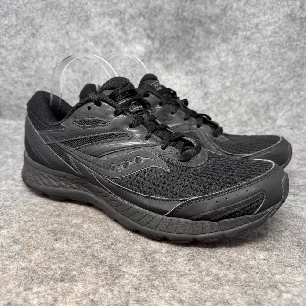 Saucony Mens Cohesion 13 Black Running Shoes Sneakers Size 11.5 S20559-4