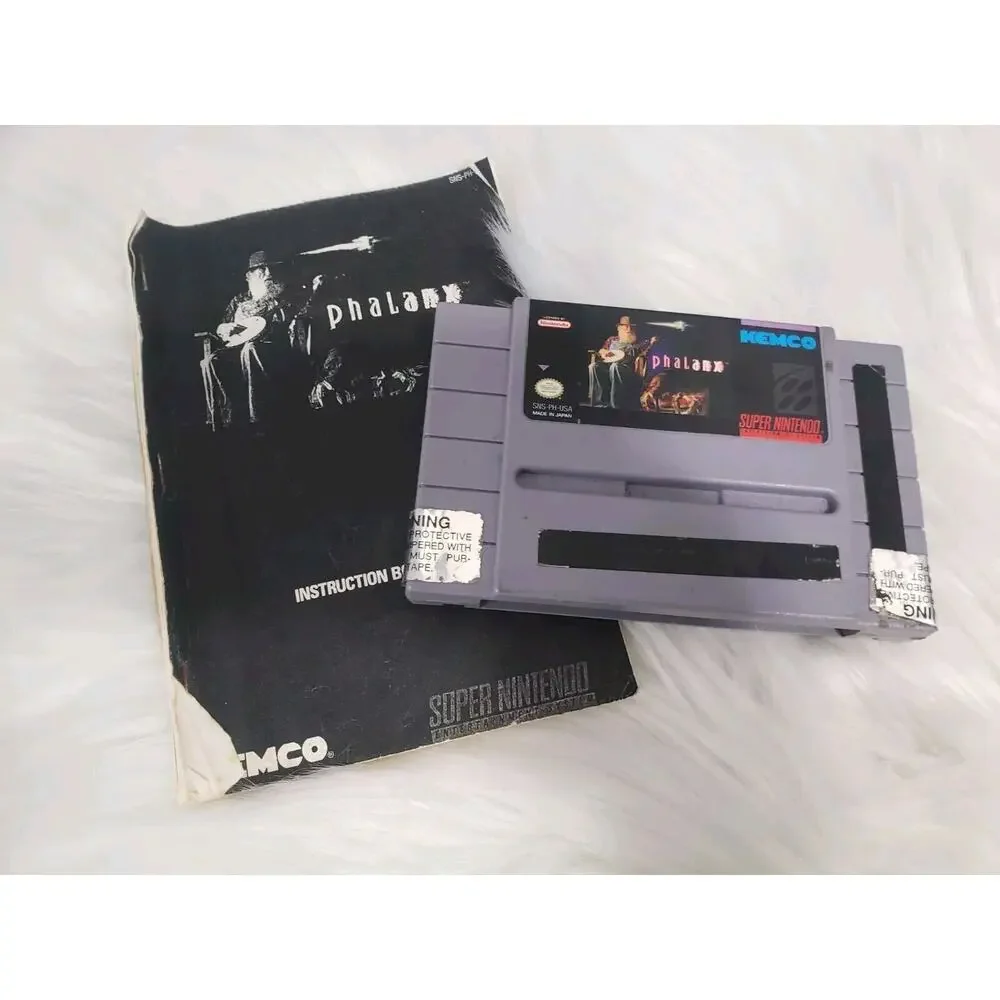 Phalanx (Super Nintendo Entertainment‎ System SNES, 1992)Authentic Cartridge