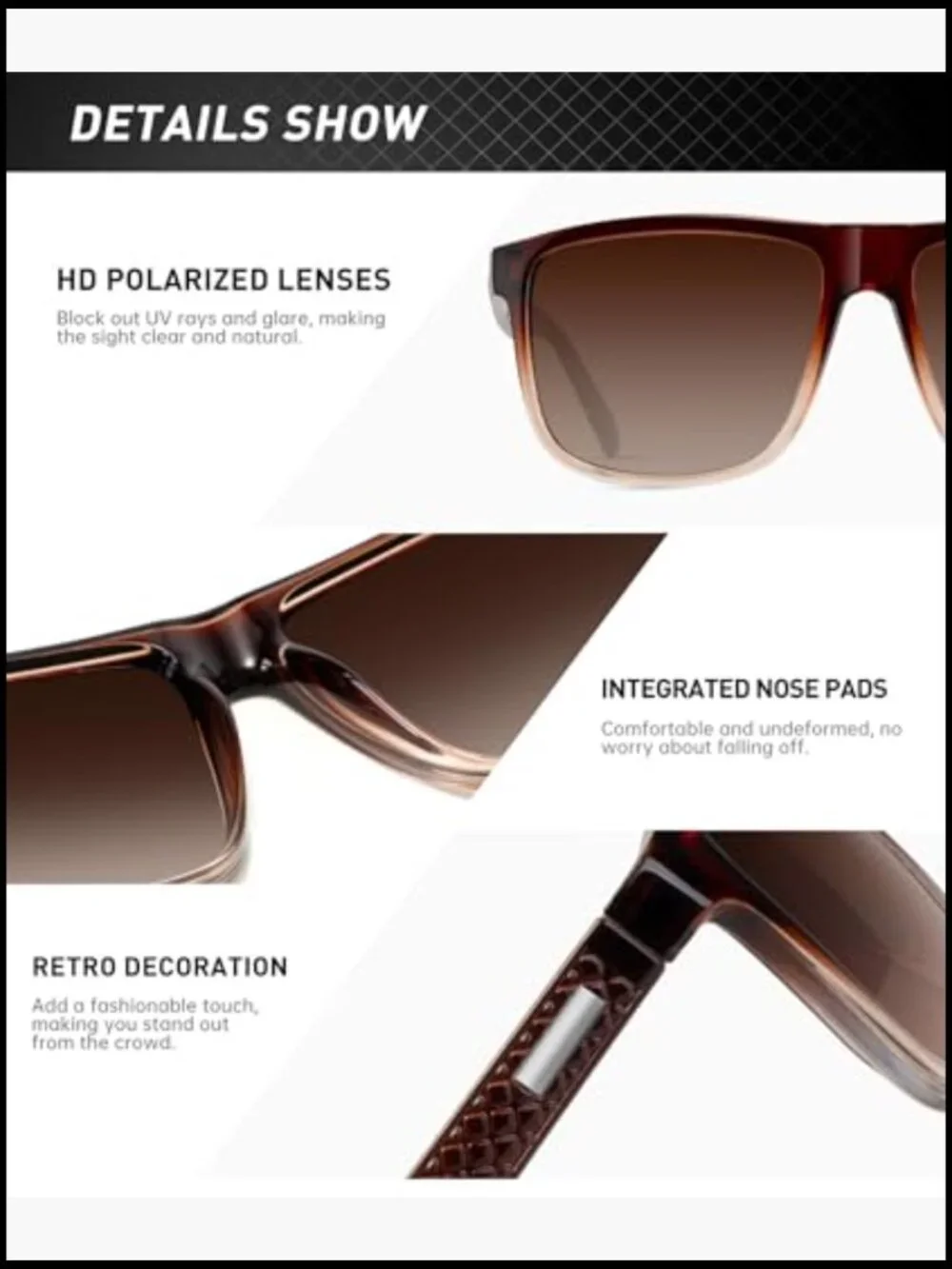 N/A polarized sunglasses