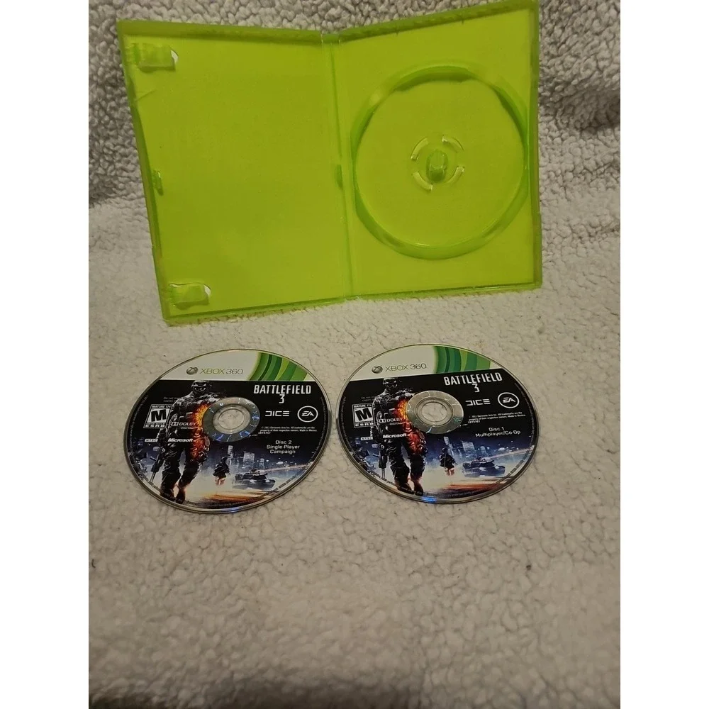 Battlefield 3 (Microsoft Xbox 360, 2011)‎ Tested Working No Manual Free Shipping