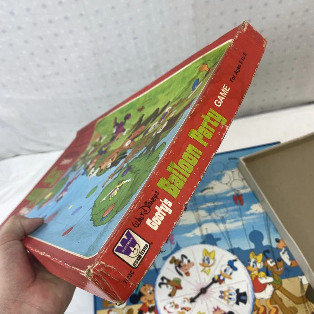 1975 Walt Disney Goofys Balloon Party‎ Whitman Complete Box Is Damaged
