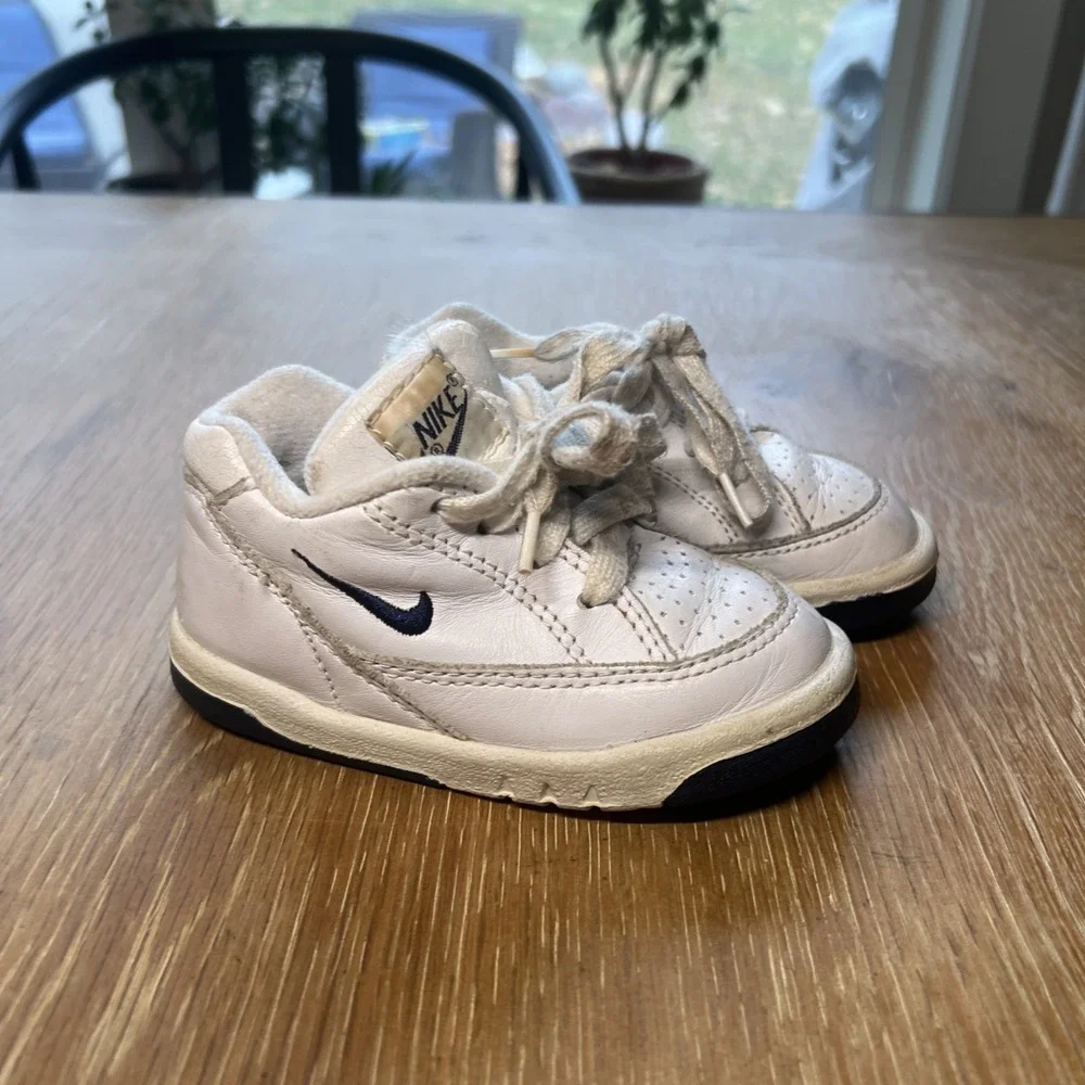 VINTAGE NIKE 961202 UF1 CLASSIC LACE UP SNEAKERS SHOES TODDLER MONARCHS SZ 6‎