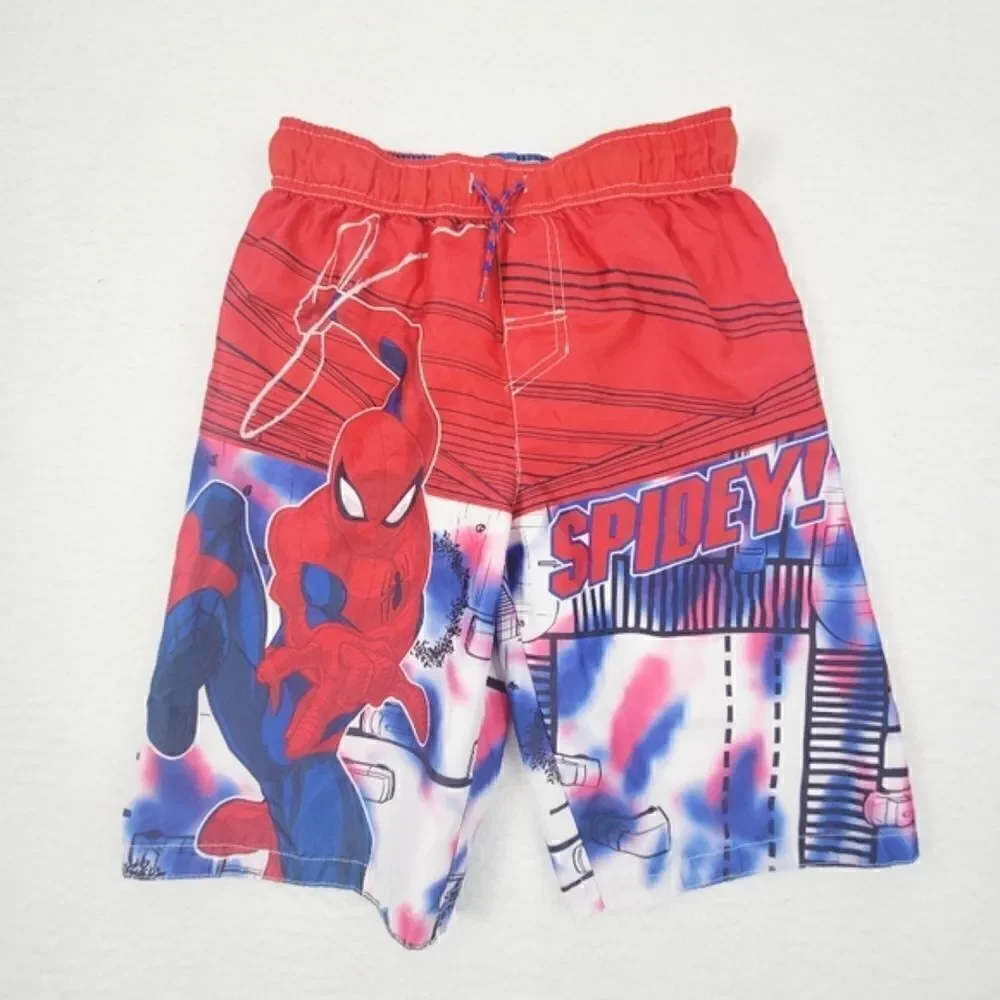 Marvel Spider-Man Boy's Swim Trunks Boy's Size Large