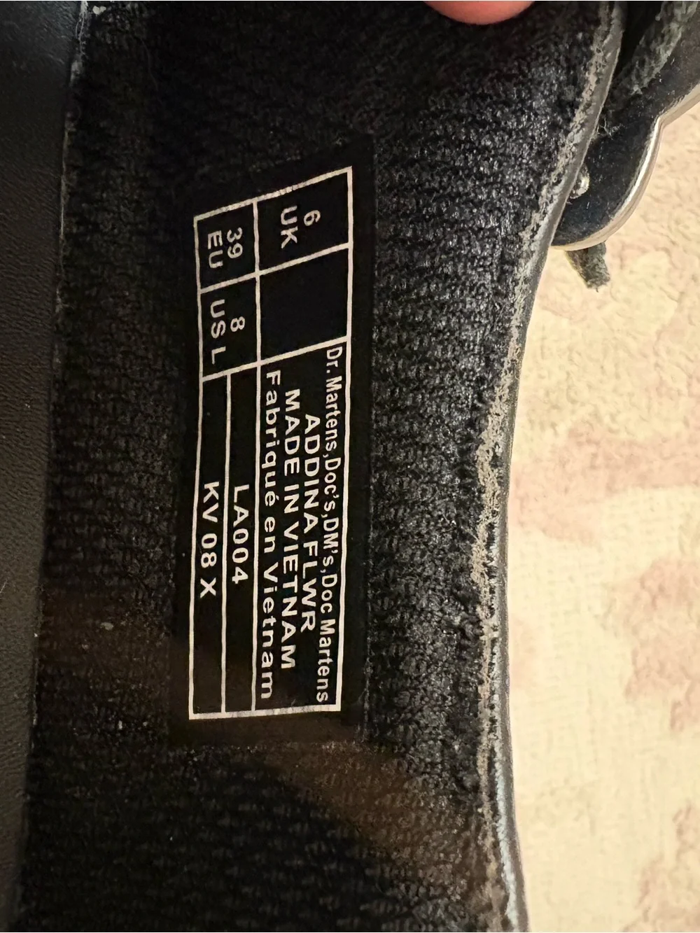 Dr. Martens worn one