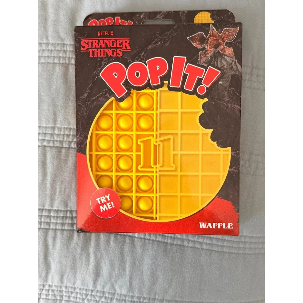 Stranger Things Eleven Waffle Pop It Fidget Toy Netflix Buffalo Games‎ NEW