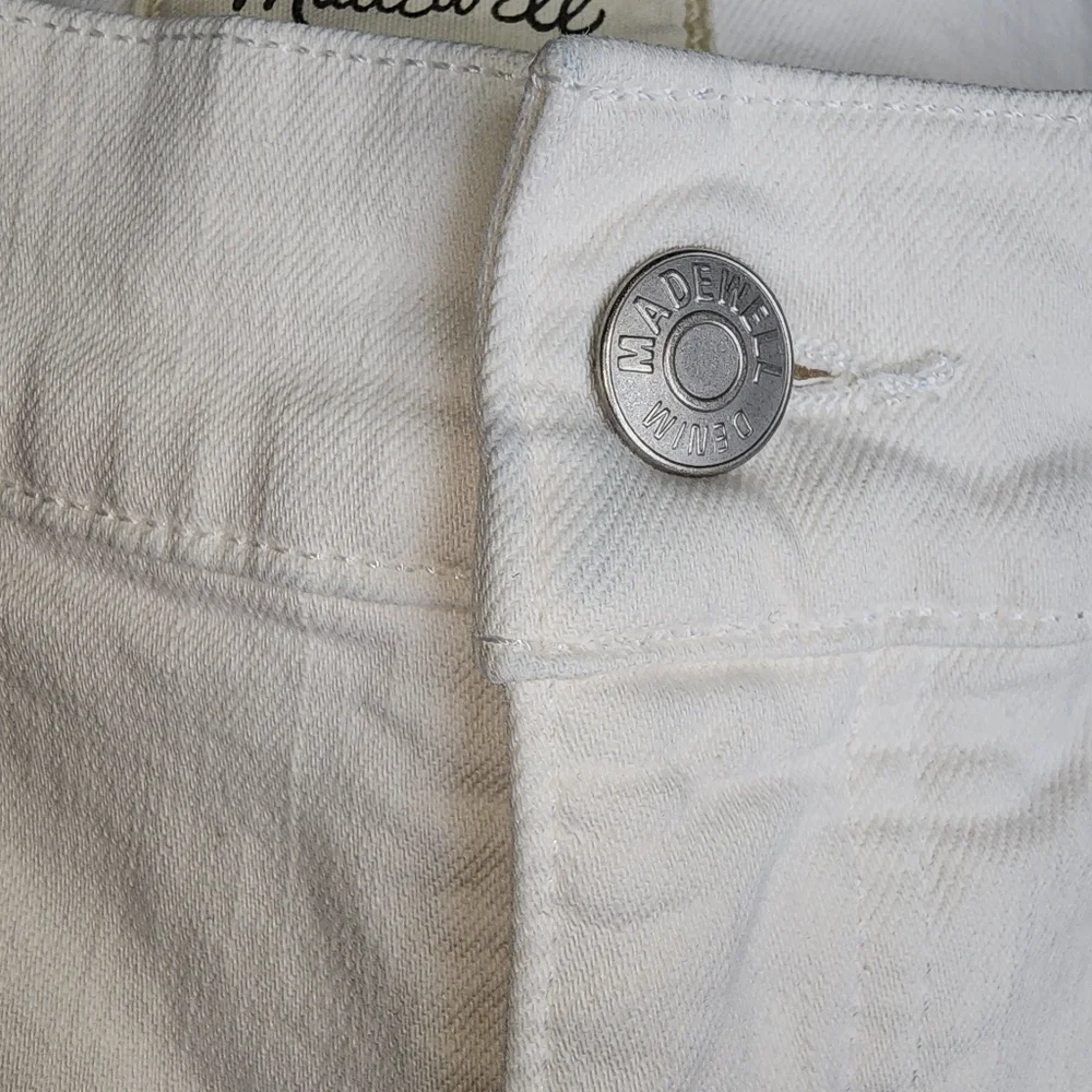 Madewell‎ denim women 32 cutoff white shorts