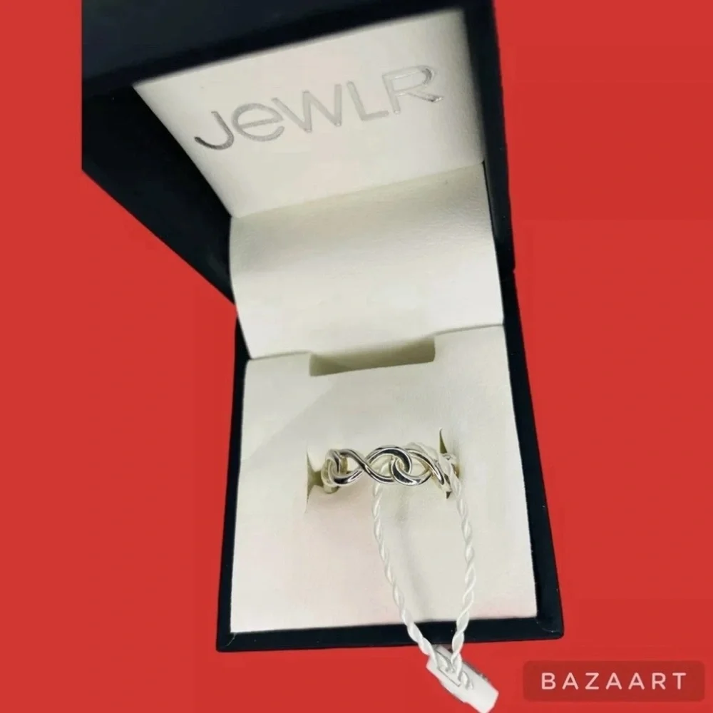 Sz 6 925 silver triple infinity ring by jewlr for daughter