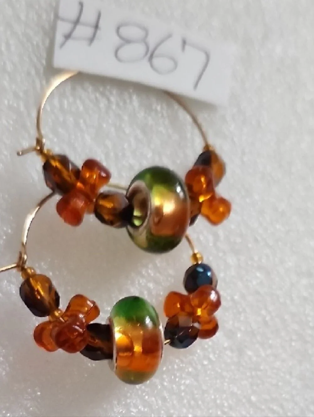 Hand Crafted delicate hoops