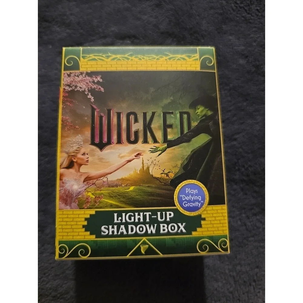 RP Minis WICKED Light-Up Shadow Box Plays Defying Gravity NIB