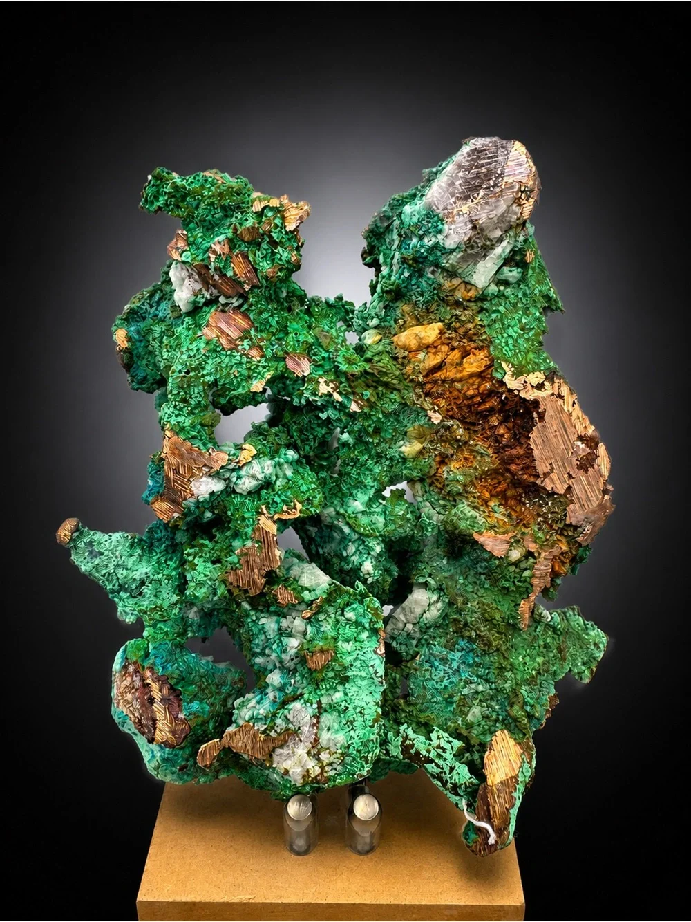 Copper with Malachite