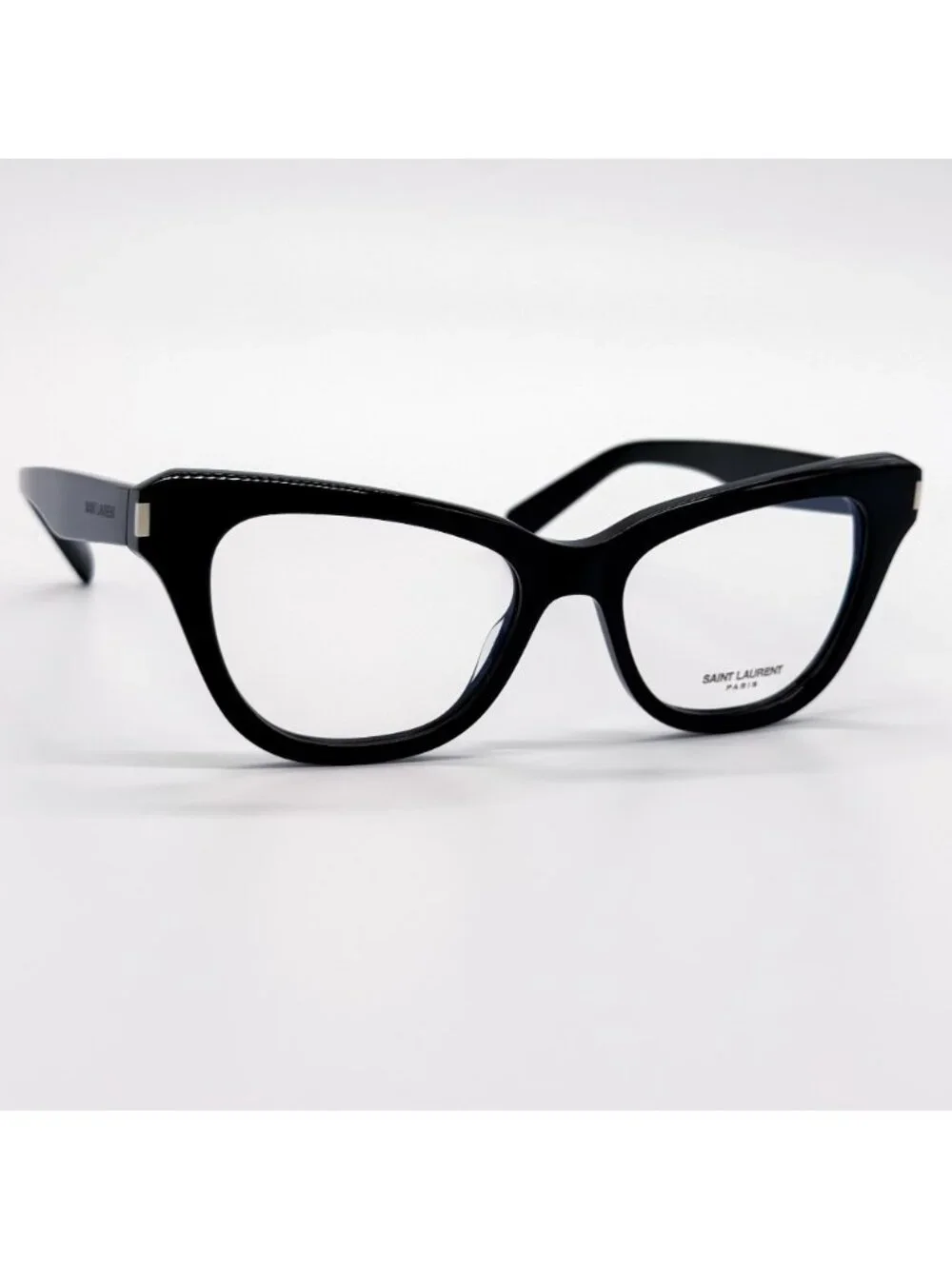 NEW SAINT LAURENT EYEGLASSES SL472 001 WOMEN CAT EYE BLACK EYEWEAR