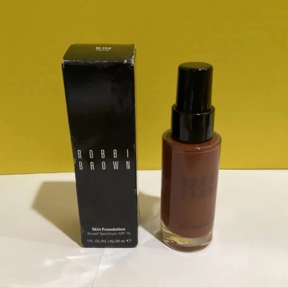 Bobbi Brown Skin Foundation Broad Spectrum SPF 15 Espresso N-112 1oz. NIB