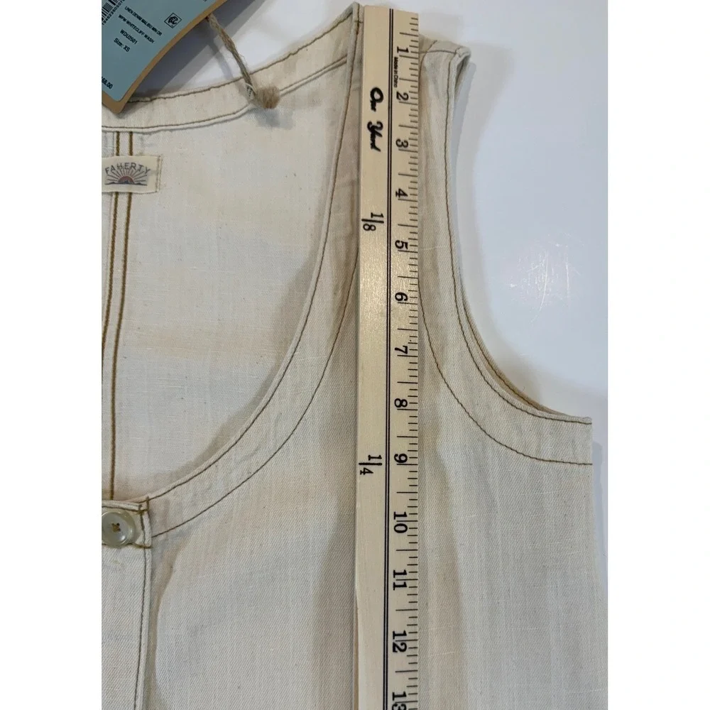 Faherty linen denim