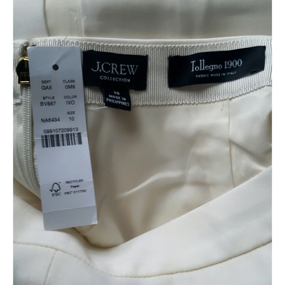 J.Crew Collection tuxedo maxi skirt in wool