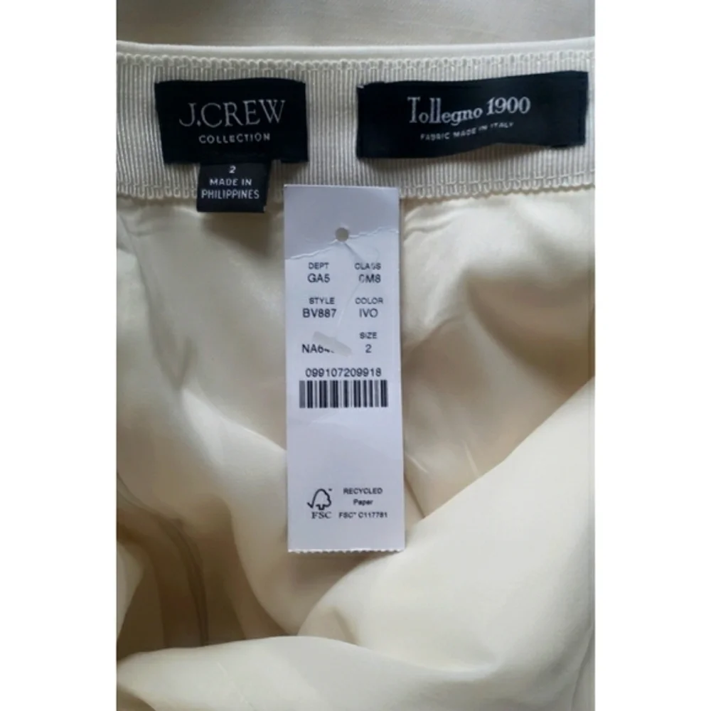 J.Crew Collection tuxedo maxi skirt in wool