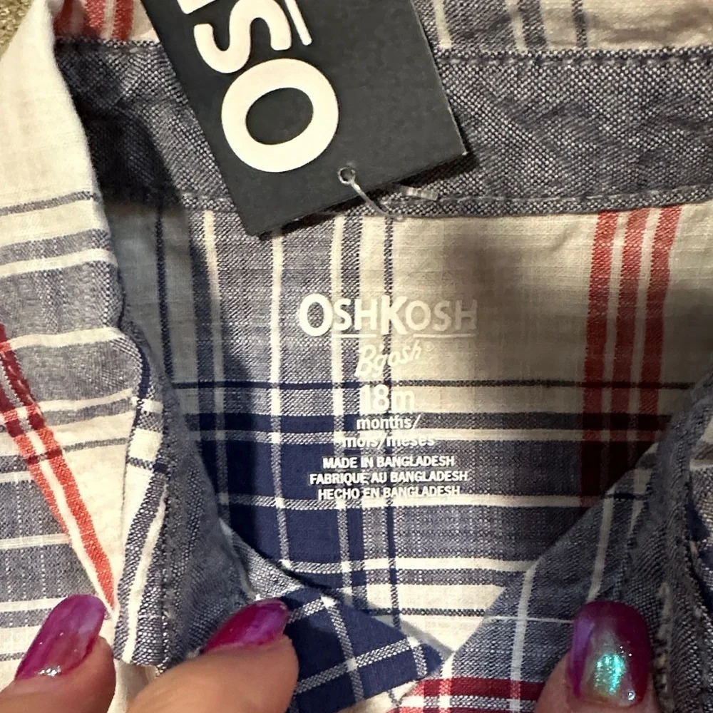 OshKosh Bgosh charming plaid