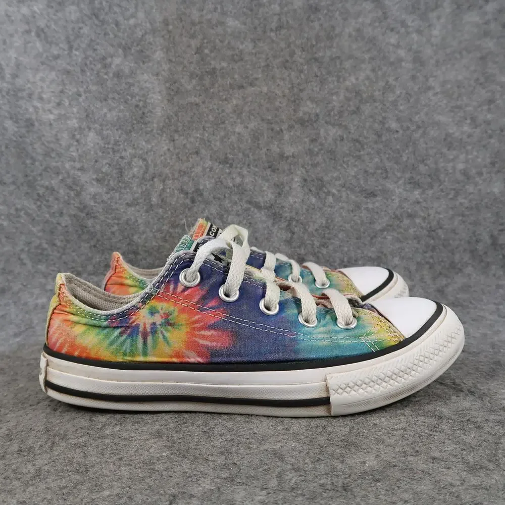 Converse Shoes Kids 13 Sneakers All Star Tie Dye Canvas Lace Up Casual Trainers