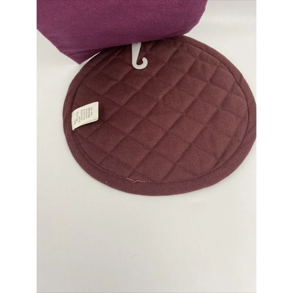 Global‎ Home Target Kitchen Towel And Potholder Red Flower Set