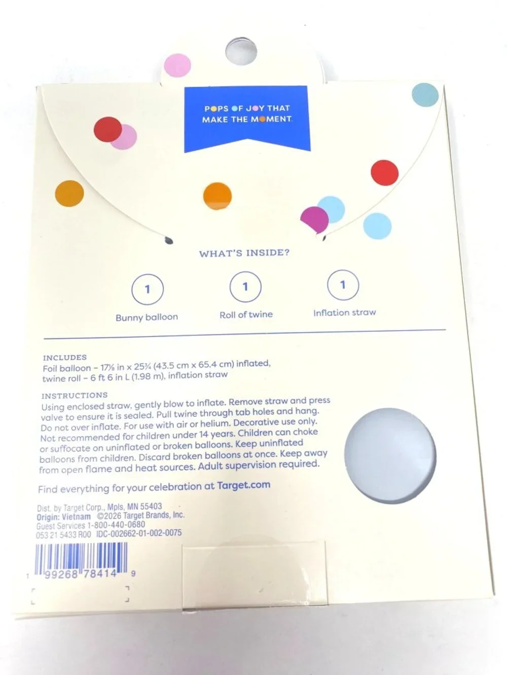 Target fill air