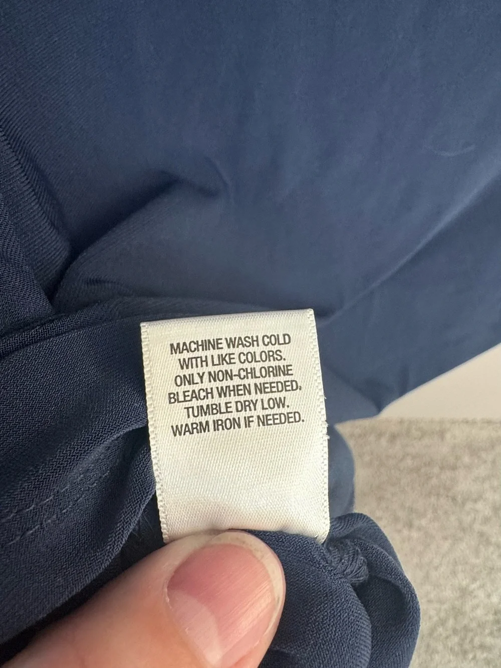 5” hem stains