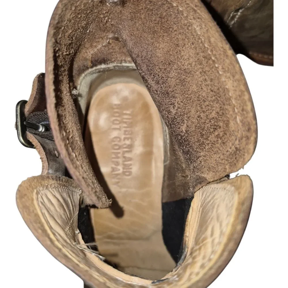 Timberland USA Made Brown Western Style Boot Womens 9 M