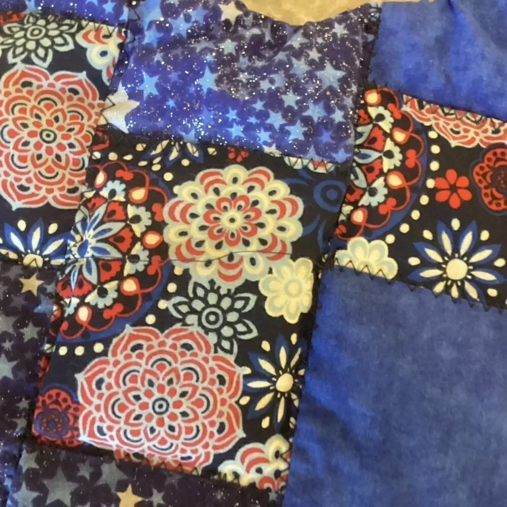 NWOT. Hand Crafted Quilted Reversible Baby Bib $12 ea. or 3/$25