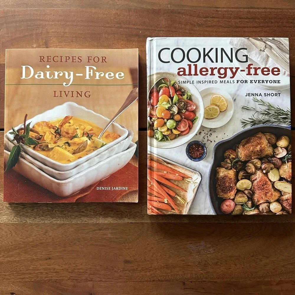 Dairy Free Allergy Free Cookbook Lot 2 Recipes for Dairy Free Living Cooking All