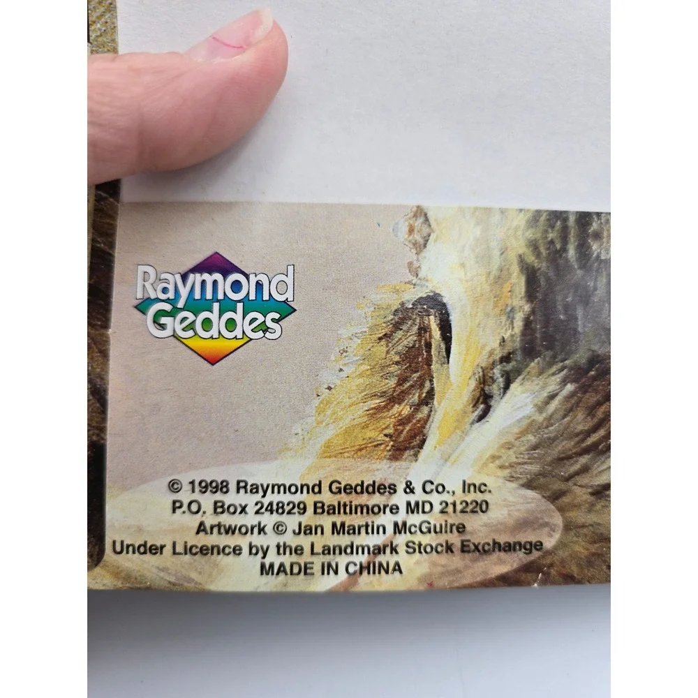Raymond Geddes vintage 1998