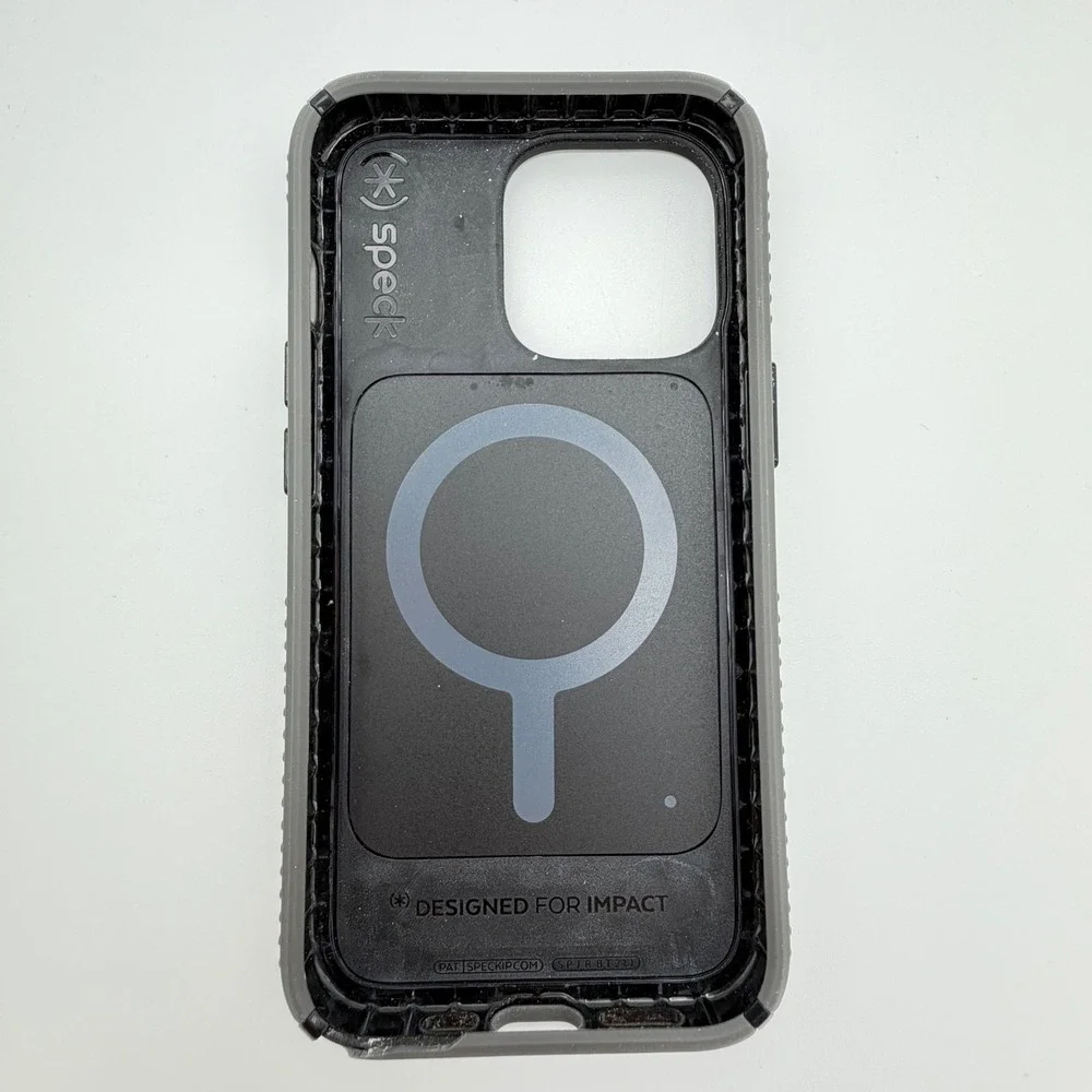 Speck Phone Case iPhone 13 Pro 6.1 Gray MagSafe Presidio 2 Grip