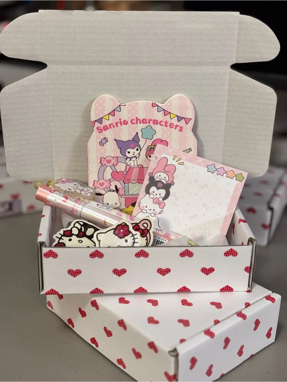 #FAM-092 Mixed Character  - Stationery Mini Gift Box Perfect for Parties & Gift