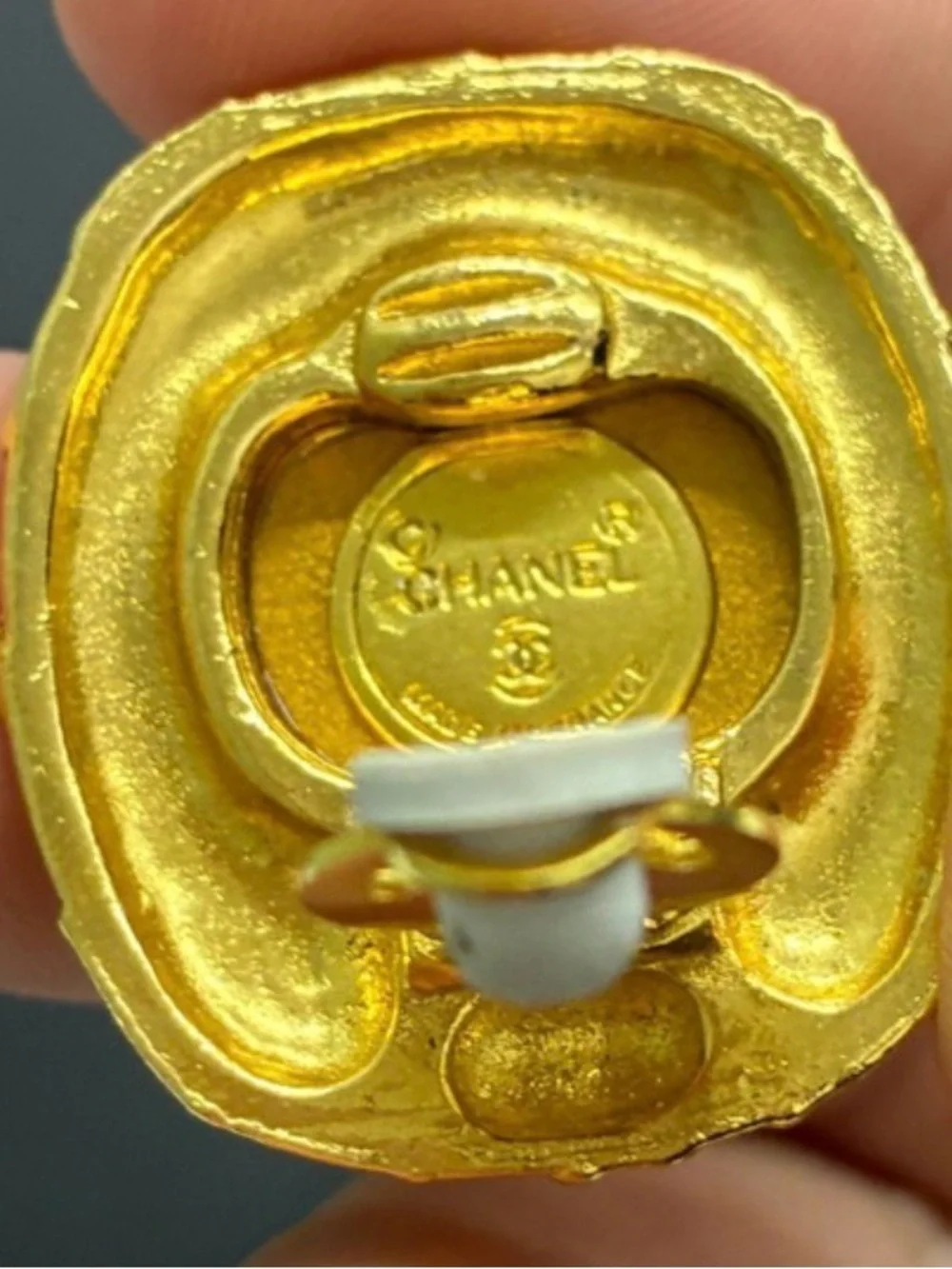 CHANEL clip earrings