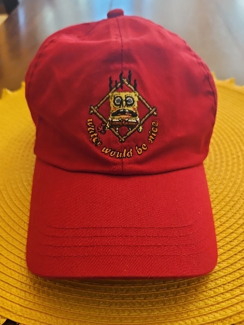Y2K VINTAGE SpongeBob Nickelodeon Cap