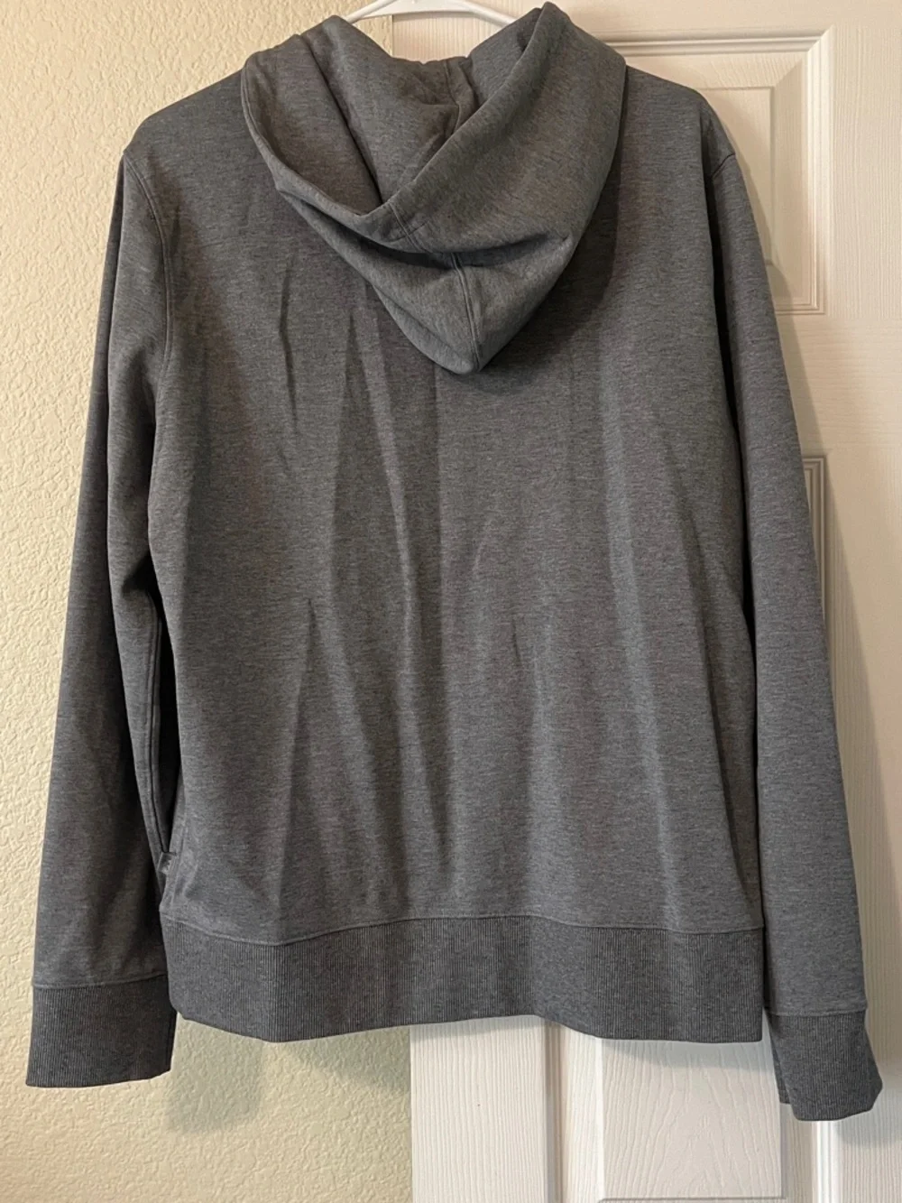 Michael Kors Men's Light Gray Zip-Up Hooded Sweatshirt