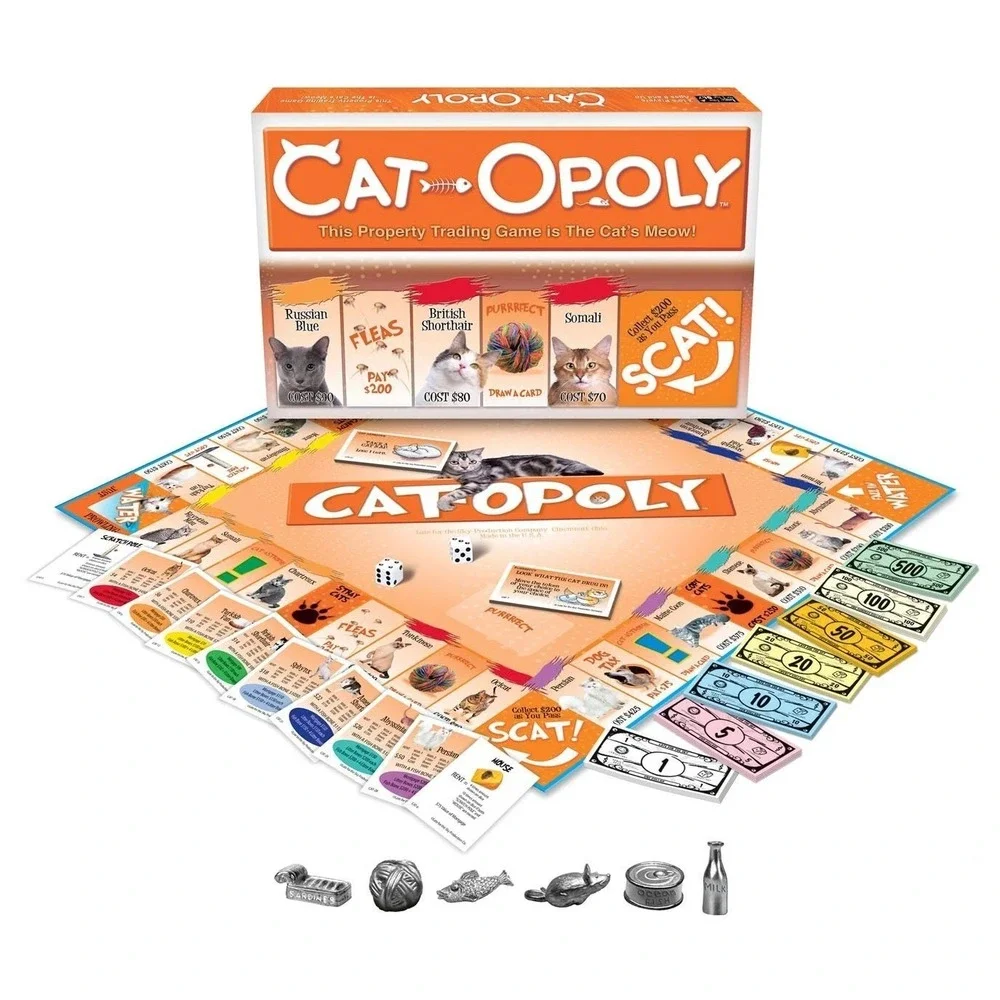 Board Game - Cat-Opoly Catopoly Cats (New) Factory Sealed‎
